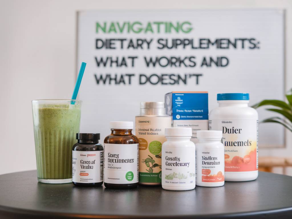 Navigating dietary supplements: what works and what doesn’t