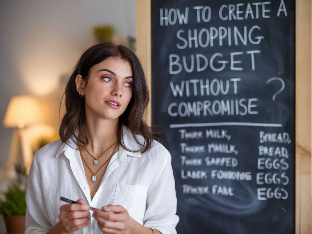 How to create a shopping budget without compromise